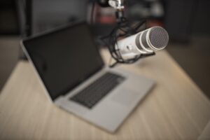 alugar estúdio de podcast